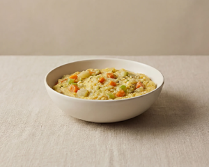 Polenta cremeuse aux légumes